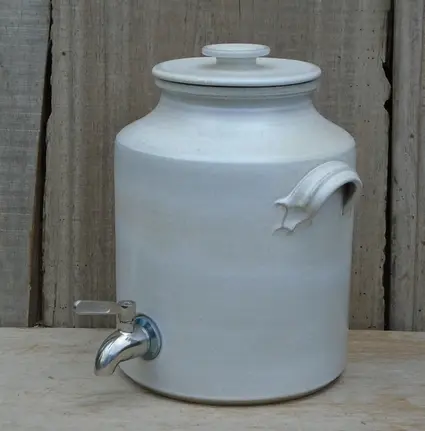 vinäger kärl 4 liter kombucha kruka vit 3.webp