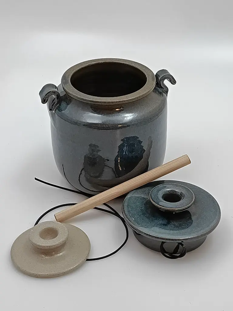 Syrningskruka 1,3l snabb nattblå kimchi kärl