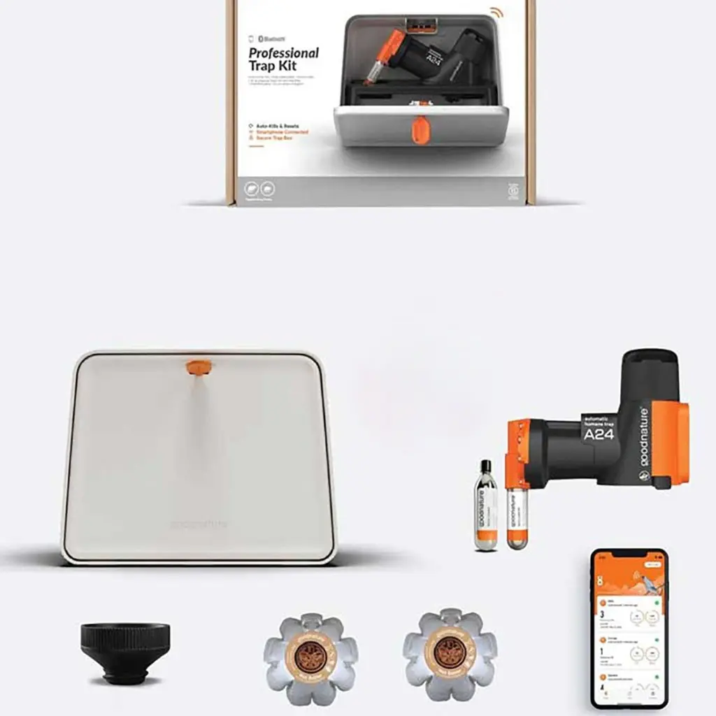 Goodnature A24 Professional Trap Kit innehåll 2.webp