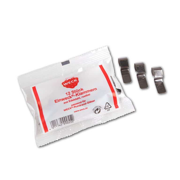[CLIPS12] Clips till Weckburkar 12st