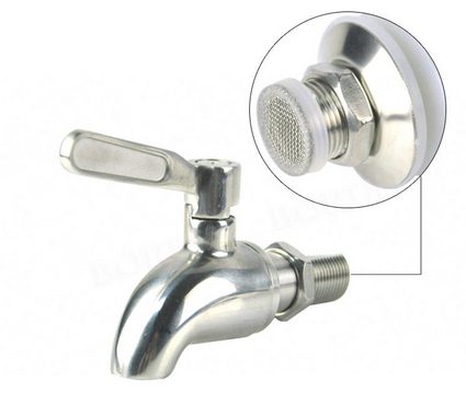 [TAPPrvs] Tappkran i rostfritt stål 304 till vinäger och kombucha