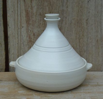 [KERtajineVit1ltr] Tajine 1 liter vit keramik