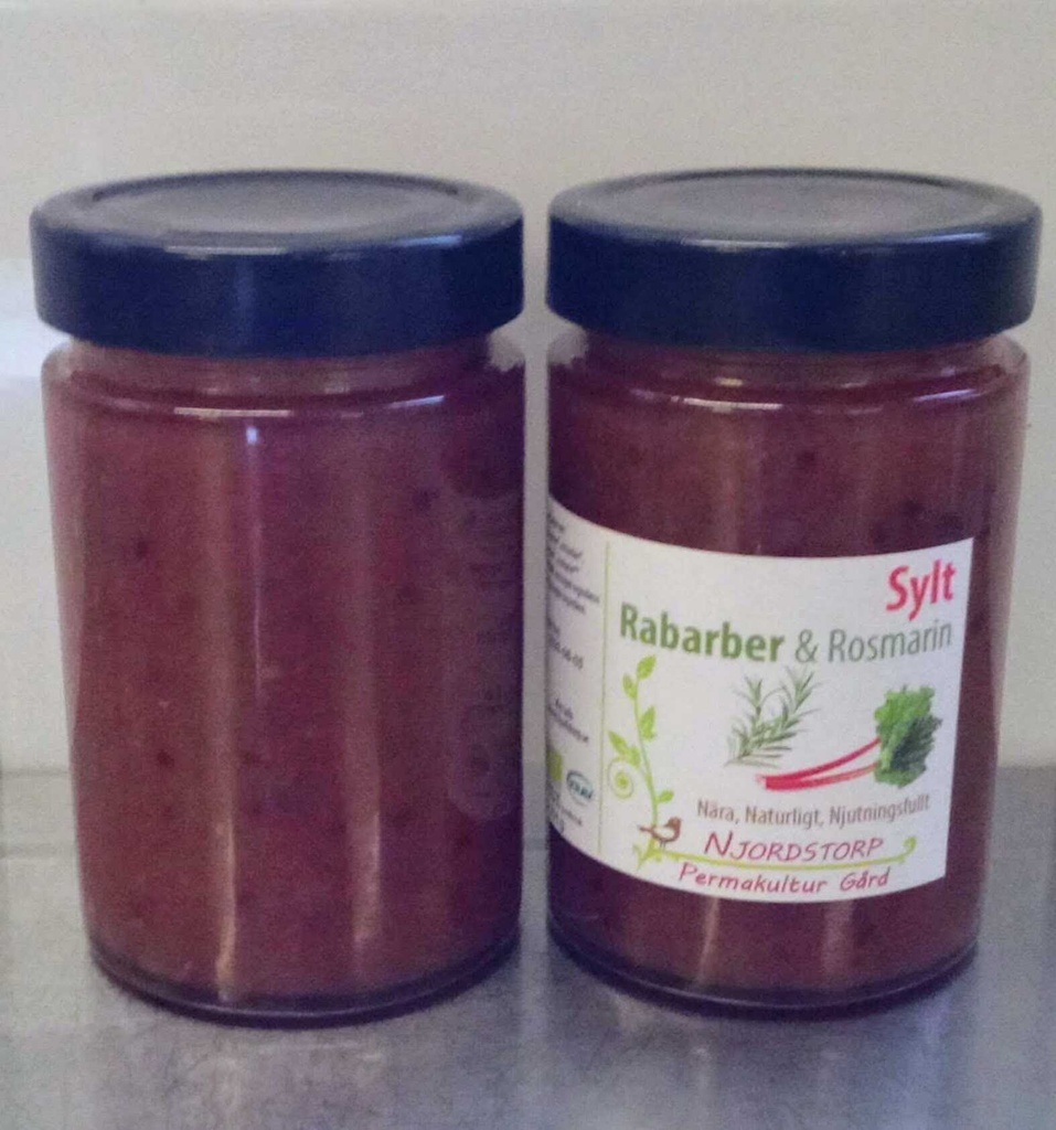 [SYLTrabarber] Rhubarb and Rosemary Jam Organic