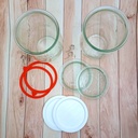 Startkit Kefir Stor ekologiskt inklusive Weck-burksystem