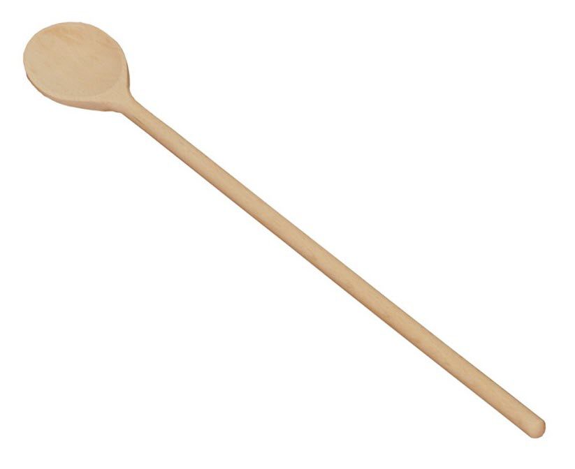 [TRÄslev-rund28cm] Wooden ladle/stirrer 28cm