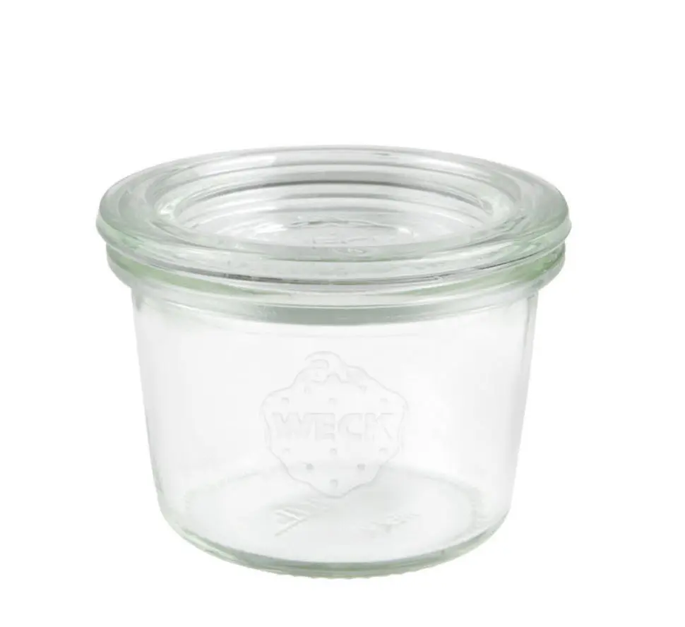 Weck 80 ml preserving jar, glass, Mini Mold type, with lid (without ring/clips)