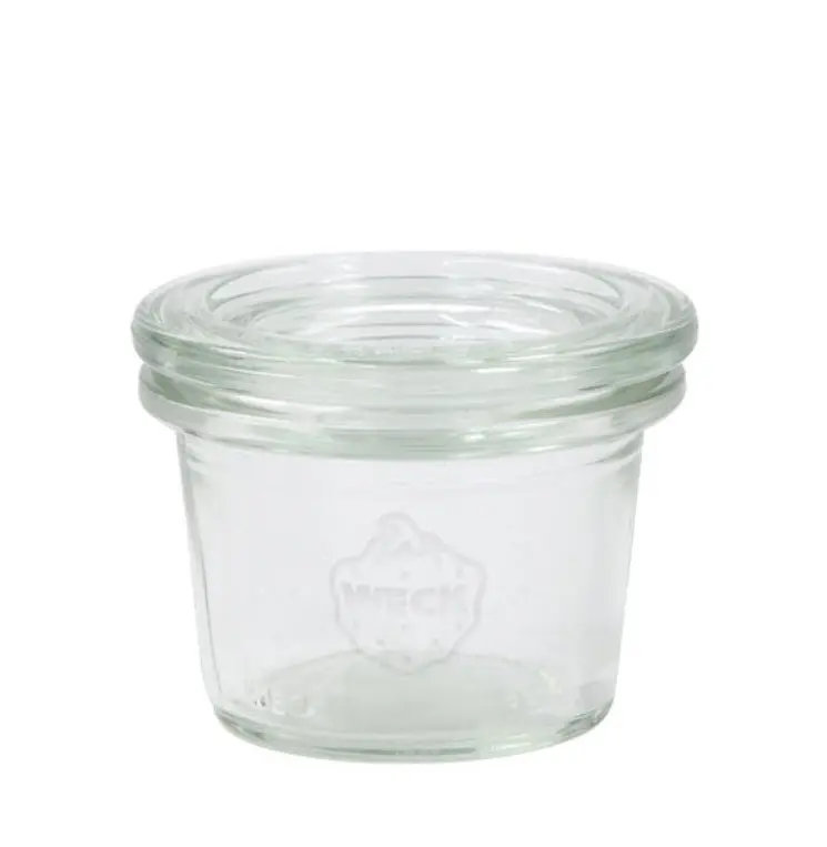 Weck 35 ml preserving jar, glass, Mini Mold type, with lid (without ring/clips)