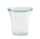 Weck 545ml typ Quadro konservingsburk glas med lock
